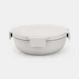 Салатник-ланчбокс Brabantia Make & Take 1,3 л, герметичный, Light Grey — фото 1