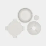 Салатник-ланчбокс Brabantia Make & Take 1,3 л, герметичный, Light Grey — фото 2