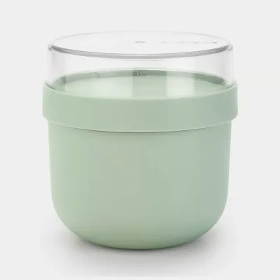 Миска для завтрака Brabantia Make & Take 500 мл, пластик, контейнер для добавок, Jade Green