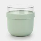 Миска для завтрака Brabantia Make & Take 500 мл, пластик, контейнер для добавок, Jade Green — фото 1