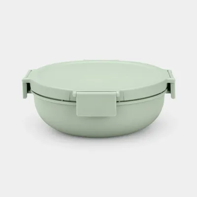 Салатник-ланчбокс Brabantia Make & Take 1,3 л, герметичный, Jade Green