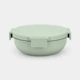 Салатник-ланчбокс Brabantia Make & Take 1,3 л, герметичный, Jade Green — фото 1