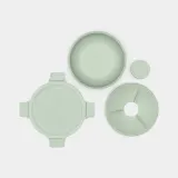 Салатник-ланчбокс Brabantia Make & Take 1,3 л, герметичный, Jade Green — фото 4
