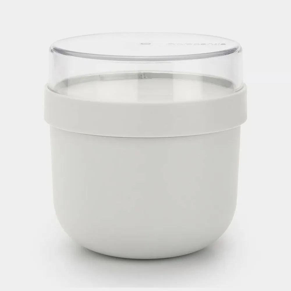 Миска для завтрака Brabantia Make & Take 500 мл, светло-серая, пластик
