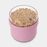 Миска для завтрака Brabantia Make & Take 500 мл, розовая, пластик, с контейнером для добавок — фото 2