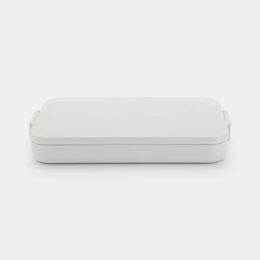 Плоский контейнер для ланча Brabantia Make & Take 1,1 л, 25,5 x 3,7 см, светло-серый