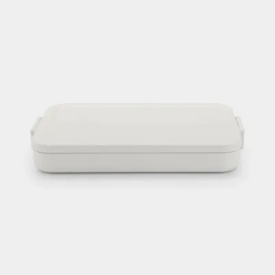 Плоский контейнер для ланча Brabantia Make & Take 1,1 л, 25,5 x 3,7 см, светло-серый