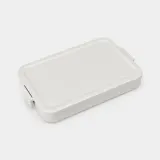 Плоский контейнер для ланча Brabantia Make & Take 1,1 л, 25,5 x 3,7 см, светло-серый — фото 2