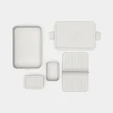Контейнер для ланча Brabantia Make & Lunch Bento 2 л, большой, пластик, светло-серый — фото 5