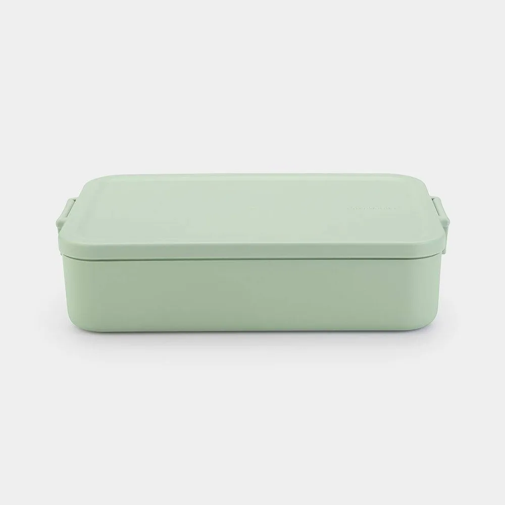 Контейнер для ланча Brabantia Make & Lunch Bento 2 л, большой, пластик, Jade Green