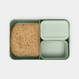 Контейнер для ланча Brabantia Make & Lunch Bento 2 л, большой, пластик, Jade Green — фото 3