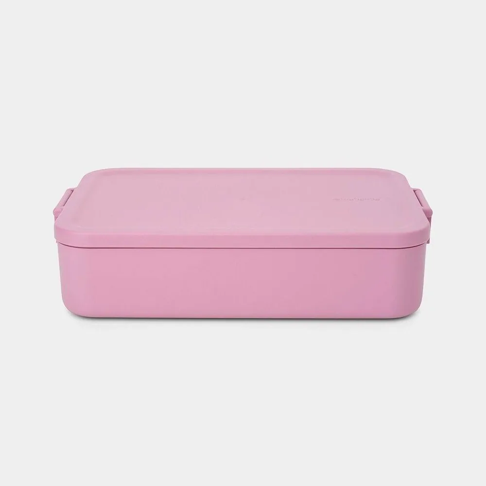 Контейнер для ланча Brabantia Make & Lunch Bento 2 л, большой, пластик, Lilac Pink