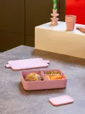 Контейнер для ланча Brabantia Make & Lunch Bento 2 л, большой, пластик, Lilac Pink — фото 6