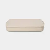 Плоский контейнер для ланча Brabantia Make & Take 1,1 л, 25,5 x 3,7 см, бежевый — фото 1