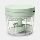 Измельчитель ручной Brabantia Tasty+ 0,6 л, три ножа из нержавеющей стали, насадки для взбивания и смешивания, Jade Green — фото 3