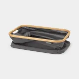 Корзина для белья складная Brabantia 40 л Pepper Black чёрная — фото 2