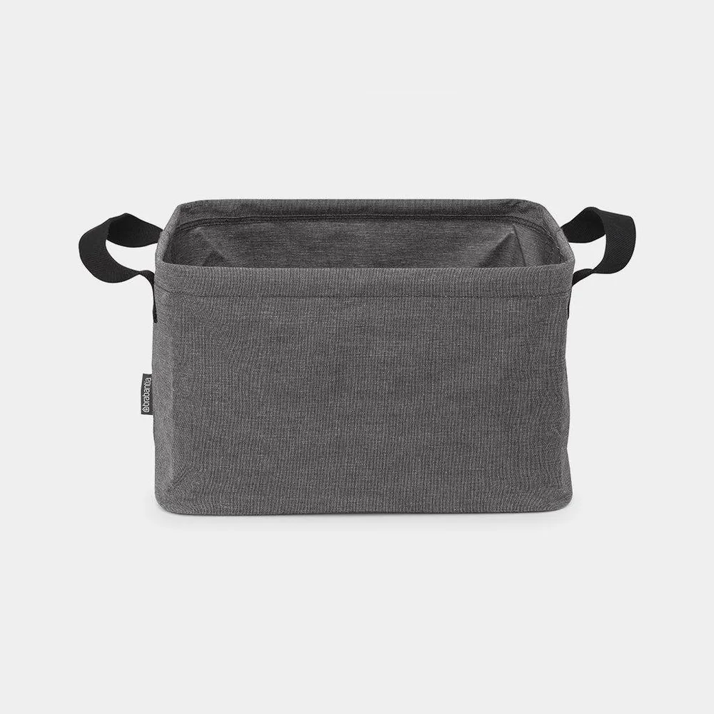 Корзина для белья складная Brabantia 35 л Pepper Black чёрная