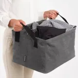 Корзина для белья складная Brabantia 35 л Pepper Black чёрная — фото 4