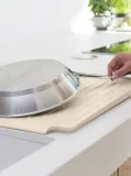 Сушилка для посуды Brabantia большая, со сливом в мойку, корзинка для приборов, 49,2 x 38,6 см, бежевая — фото 4