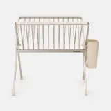 Сушилка для посуды складная Brabantia SinkSide Small, до 13 тарелок, поддон и съёмная корзинка для приборов, бежевая Soft Beige — фото 2