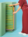 Сушилка для белья Brabantia HangOn 25 м Yinka Ilori с перекладиной, многоцветная — фото 5