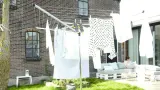 Садовая сушилка для белья Brabantia Topspinner 50 м 4 рукава пластиковое крепление в грунт серая — фото 3