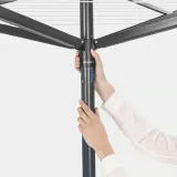 Садовая сушилка для белья Brabantia Topspinner 50 м 4 рукава пластиковое крепление в грунт — фото 2