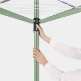 Садовая сушилка для белья Brabantia Lift-o-matic с чехлом и контейнером для прищепок, зелёная — фото 5