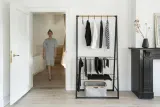 Сушилка-вешалка для одежды Brabantia Linn большая 99 x 57 x 190 см бамбук сталь чёрная — фото 2