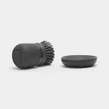 Щётка для посуды с дозатором Brabantia Sink Side, нейлоновая щетина, нескользящая ручка, 10,5 см, тёмно-серая — фото 3