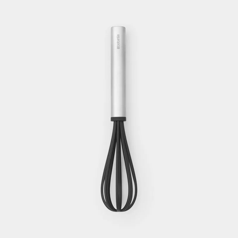 Венчик малый Brabantia Non-stick Profile, пластик, чёрный, высота 24 см