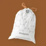 Мешки для мусора Brabantia для вёдер Newicon и Bo размер X 10-12 л 10 рулонов по 20 шт. белые — фото 2