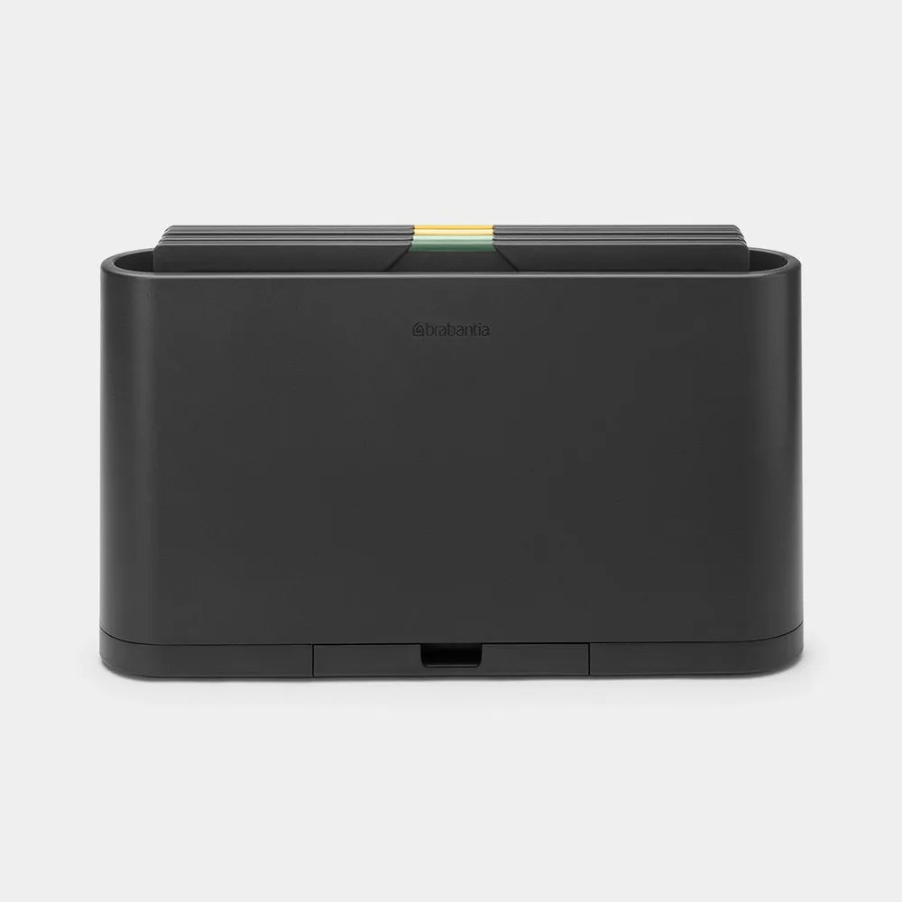 Набор из 4 досок для нарезки Brabantia Tasty+ Dark Grey, 21 x 30 см, с чехлом и подставкой под телефон или планшет