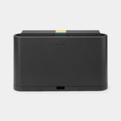 Набор из 4 досок для нарезки Brabantia Tasty+ Dark Grey, 21 x 30 см, с чехлом и подставкой под телефон или планшет