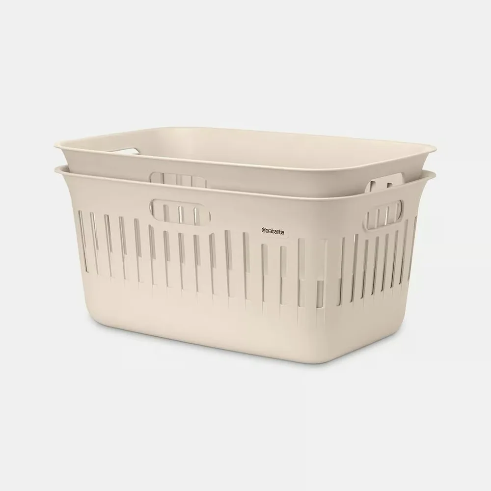 Набор из двух корзин для белья Brabantia Collect-It 40 л бежевый