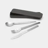 Набор столовых приборов Brabantia Make & Take 3 предмета в футляре, Dark Grey — фото 3