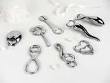 Открывалка для бутылок Bugatti Sound в форме скрипичного ключа, хромированная, стальной цвет — фото 2
