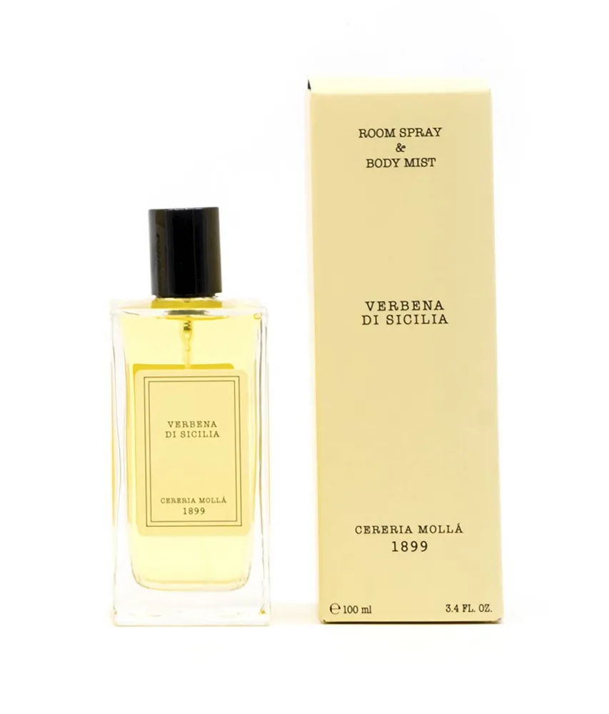 Спрей ароматический 2 в 1 Cereria Molla Premium Cosmetica Verbena di Sicilia 100 мл