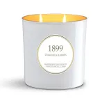 Свеча ароматическая Cereria Molla Premium XL Tabacco & Amber 600 г, 2 фитиля, время горения 80 ч, белая — фото 1