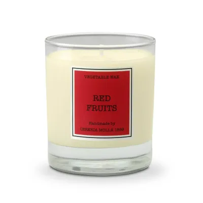 Ароматическая свеча Cereria Molla Santiago Red Fruits 230 г, аромат цитрусов, белых цветов и рома