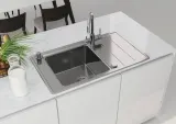 Дозатор для моющего средства Deante DECO хром, 300 мл, латунь и пластик — фото 2