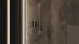 Полка настенная Deante Silia хром, латунь и нержавеющая сталь, 436 мм, глянцевая — фото 2