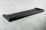 Полка настенная Deante Round nero, нержавеющая сталь, 431 мм, матовая — фото 4