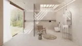 Настенный держатель для полотенца Deante Silia, круглый, шлифованная сталь, латунь, 226 мм — фото 3