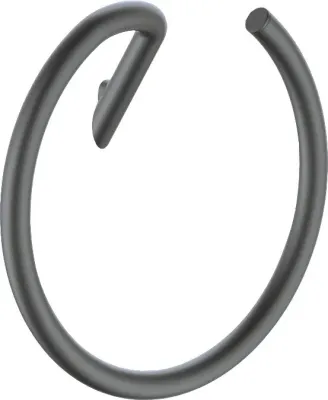Настенный держатель для полотенца Deante Silia, круглый, titanium, латунь, 226 мм