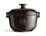 Кастрюля для риса Emile Henry керамическая Flame 2,24 л, 25,5 x 20,5 см, чёрная — фото 2