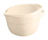 Миска керамическая для теста Emile Henry 2,5 л, 20 x 13,5 см, кремовая — фото 2