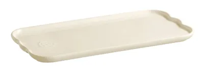Блюдо сервировочное прямоугольное Emile Henry Madeleine 31,5 x 15 см, керамика, бежевое