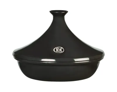 Тажин Emile Henry керамический Flame 1,8 л, 27,5 x 20 см, чёрный