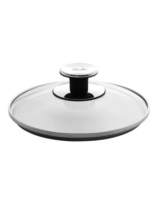 Крышка стеклянная Fissler 24 см с эргономичной ручкой, для сковород, кастрюль и скороварок